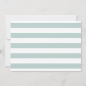 Invitation Deux beignets verts doux Boy Photo 2e anniversaire (Dos)