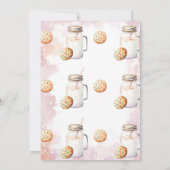 Invitation Deux biscuits et lait sucrés 2e anniversaire (Dos)
