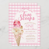 Invitation Deux boules valent mieux qu'une crème glacée d'ann (Devant / Derrière)