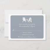 Invitation Deux chaires Adirondack RSVP (Devant)