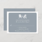 Invitation Deux chaires Adirondack RSVP (Devant / Derrière)