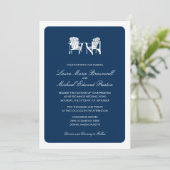 Invitation Deux chaises Adirondack Mariage (Debout devant)