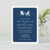 Invitation Deux chaises Adirondack Mariage (Debout devant)