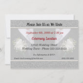 Invitation Deux chambres Gay Mariage ou Union civile Tuxes (Dos)