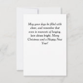 Invitation Deux chats joyeux (Dos)