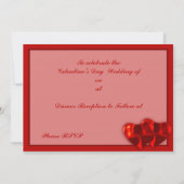 Invitation Deux coeurs (Dos)