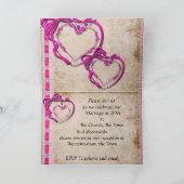 Invitation Deux coeurs ensemble (Intérieur)