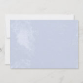 Invitation Deux Coeurs Fête des mariées Florale Printemps Ble (Dos)