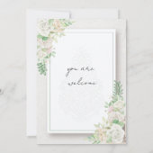 Invitation Deux cœurs, un amour (Dos)
