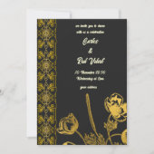 Invitation Deux Coeurs, Un Voyage (Devant)