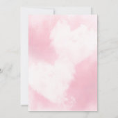 Invitation Deux Coeurs/Valentines Thème/Faire-part de mariage (Dos)