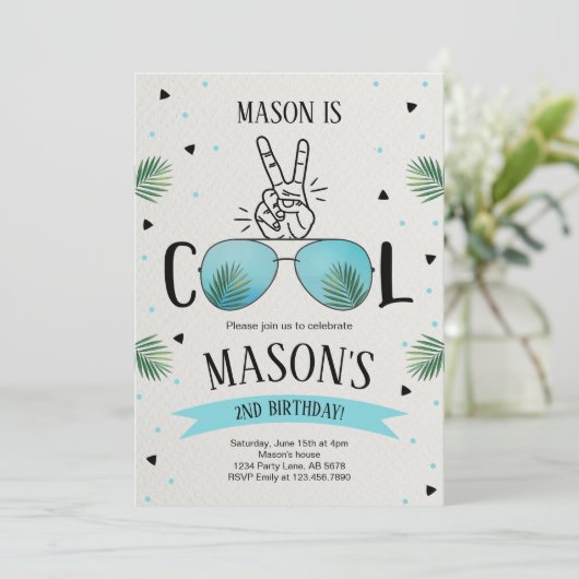 Invitation Deux Cool (Debout devant)