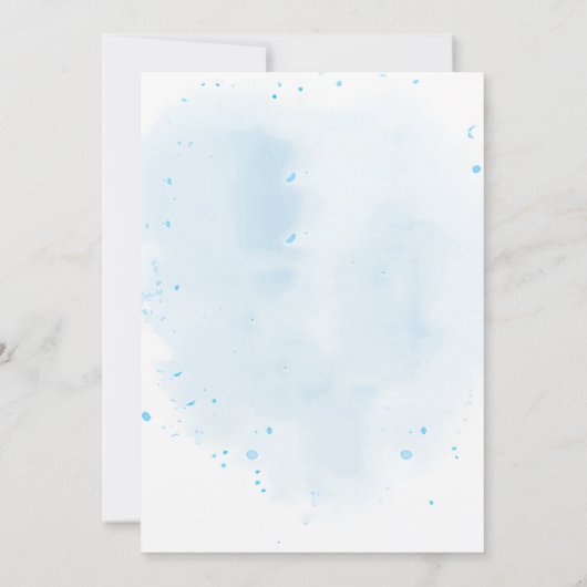 Invitation Deux Cool Aquarelle Popsicle Garçon Anniversaire (Dos)