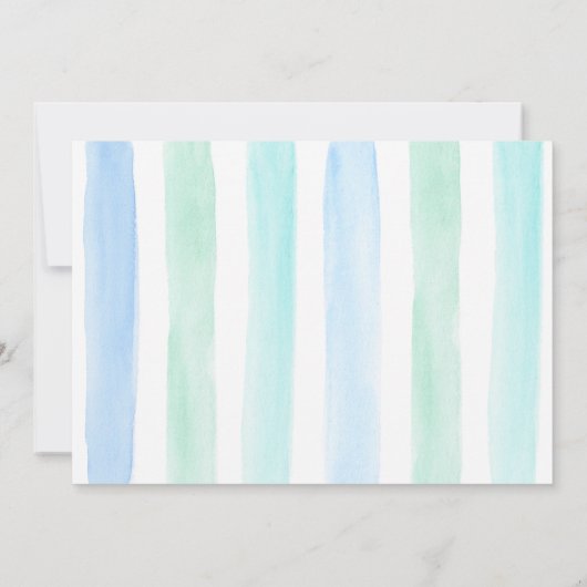 Invitation Deux Cool Blue Popsicle Anniversaire (Dos)