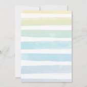 Invitation Deux Cool Pool Party Beach 2e fête d'anniversaire (Dos)