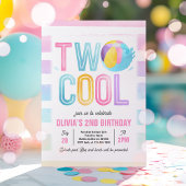 Invitation Deux Cool Pool Party Beach 2e fête d'anniversaire
