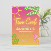 Invitation Deux Cool pour une Fête au Bord de la P (Debout devant)