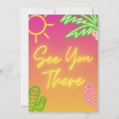 Invitation Deux Cool pour une Fête au Bord de la P (Dos)