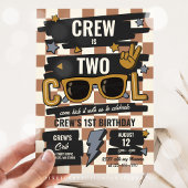 Invitation Deux Cool Retro À damiers Lunettes de soleil 2e an