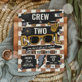 Invitation Deux Cool Retro À damiers Lunettes de soleil 2e an