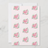 Invitation Deux Dans Des Pastèques Pastèque Rose 2ème Anniver (Dos)