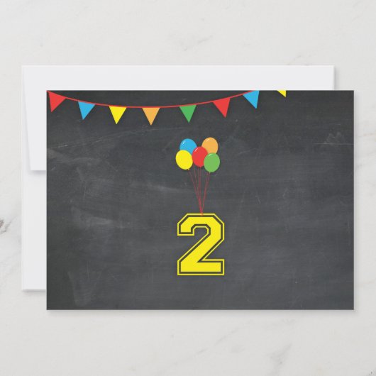 Invitation deux de garçons de filles (Dos)