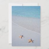 Invitation Deux d'entre nous| Mariage d'amoureux de l'océan (Dos)