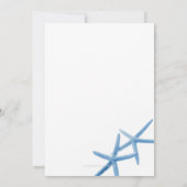 Invitation Deux d'entre nous| Mariage d'amoureux de l'océan (Dos)