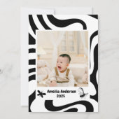 Invitation Deux dinosaures Rex Ready, fille Deuxième fête d'a (Dos)