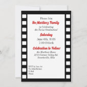 Invitation Deux diplômés Graduates Graduation Classic Film Th (Dos)