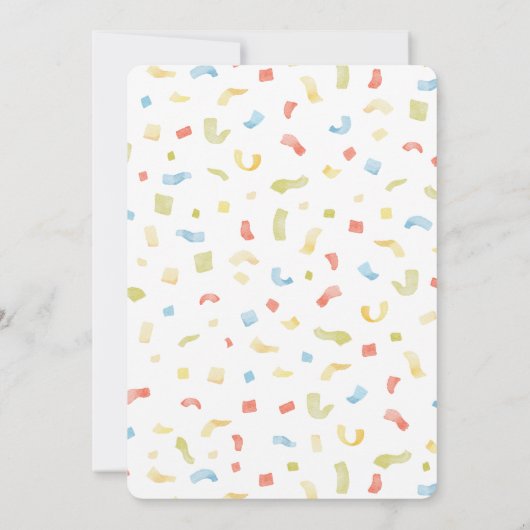 Invitation Deux douce fille Cupcake 2e anniversaire (Dos)