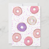 Invitation Deux douces 2e beigne rose (Dos)