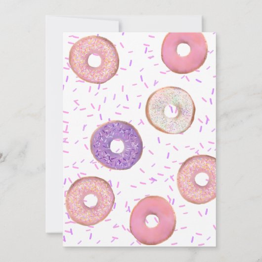 Invitation Deux douces 2e beigne rose (Dos)