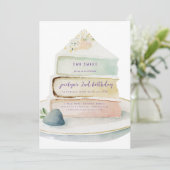 Invitation Deux douces | Rainbow Layer Cake Kid Anniversaire (Debout devant)