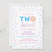 Invitation Deux doux 2e anniversaire (Devant)