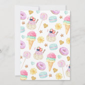 Invitation Deux doux 2e anniversaire (Dos)