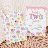 Invitation Deux doux 2e anniversaire