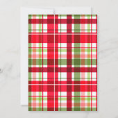 Invitation Deux doux Noël Deuxième anniversaire (Dos)