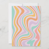 Invitation Deux Éffrayant Retro Halloween fille deuxième anni (Dos)