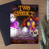 Invitation Deux Éffrayants - 2e anniversaire
