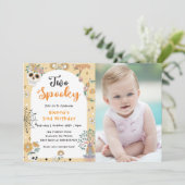 Invitation Deux Éffrayants fantômes d'Halloween 2e anniversai (Debout devant)