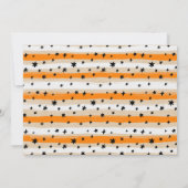 Invitation Deux Éffrayants ! Halloween 2ème anniversaire Phot (Dos)