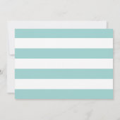 Invitation Deux étoiles de mer Turquoise 2e anniversaire Phot (Dos)