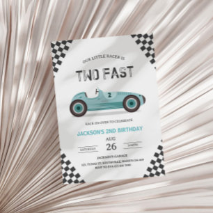 Invitation Deux Fast 2 Curieux Parcours Car 2e Anniversaire