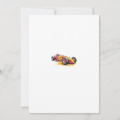 Invitation Deux Fast 2 Curious Red Race Car 2e anniversaire g (Dos)