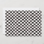 Invitation Deux Fast Boy 2e Anniversaire Course Voiture Party (Dos)