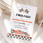 Invitation DEUX Fast Race Car 2e anniversaire