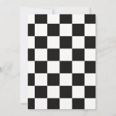 Invitation Deux Fast Race Car Boy 2e fête d'anniversaire (Dos)