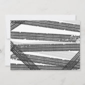 Invitation Deux fête d'anniversaire rapide Red Race Car 2e an (Dos)