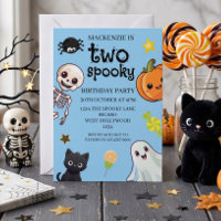 Deux fêtes d'anniversaire Halloween effrayantes po